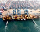 China’s trade surplus hits $1tn for first time despite Trump’s tariffs – business live
