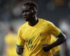 Garang Kuol: what happened to the Socceroos’ nearly-hero of 2022 World Cup?