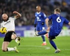 Jordan James completes double over Derby to lift sour mood at Leicester