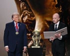 Trump wins his peace prize from Fifa – any chance of a VAR review?
