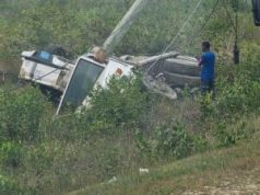 Two injured in George Price Highway collision