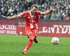 European football: Harry Kane double restores Bayern Munich’s six-point Bundesliga lead