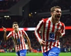 Atlético Madrid put one foot in Copa del Rey final after first-half blitz stuns Barcelona