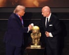Infantino apologises to British fans and defends awarding Trump peace prize