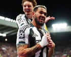 Newcastle finish off Qarabag in rapid time to set up Chelsea or Barcelona tie