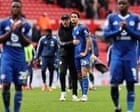 ‘You need to be a team’: Rowett urges unity as depleted Leicester show fight