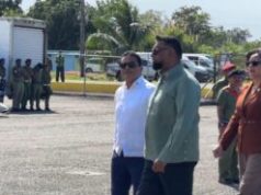 President of Guyana arrives for historic state visit to Belize