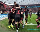 Leverkusen hark back to Alonso era as adrenaline rush pushes Bayern to brink | Andy Brassell
