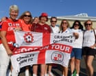 A lost generation of female footballers: ‘When I got in my kit aged 46 I started crying’