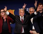 Laporta shrugs off the flak and cruises to re-election as Barcelona president | Sid Lowe