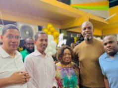 Former UDP Leader connects with Jamaican officials in Tivoli Gardens