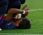 European football: Lamine Yamal injury overshadows Barcelona moving nine points clear