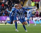 Mats Wieffer doubles up as Brighton push Burnley closer to the drop