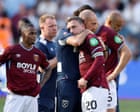 West Ham relegated to Championship despite emphatic victory over toothless Leeds