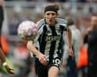 Premier League news: Howe hints at Gordon farewell as Senesi heads for Bournemouth exit