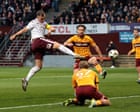 Shankland earns point for Hearts at Motherwell as title race goes to the wire