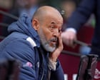 Nuno expected to leave relegated West Ham after being summoned for talks with board