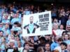 ‘He will be for ever our boss’: Manchester City fans pay tribute to Pep Guardiola