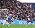 Everton’s European hopes hit after Mateta’s equaliser for Crystal Palace
