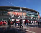 Arsenal v Burnley: Premier League – live