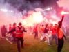 Prague derby abandoned after fans storm pitch with Slavia seconds from title