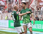 St Pauli’s Bundesliga dream dies as Eriksen inspires Wolfsburg in relegation thriller