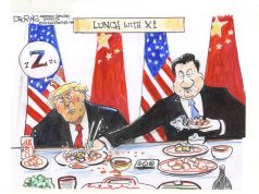 5 red hot cartoons about the USA-China summit