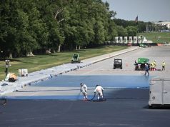 Trump’s reflecting pool work hit by costs, lawsuit