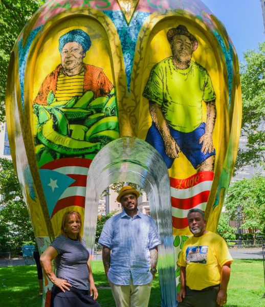 Roberto Lugo’s Colossal Ode to Puerto Rico Rises in Madison Square Park