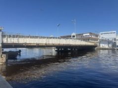 Construction underway for temporary bridges in Belize City