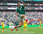 Raúl Jiménez seals Mexico’s win against nine-man South Africa in World Cup opener