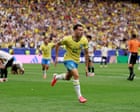 Brazil into last 16 as Martinelli strikes in stoppage time to break Japan hearts