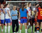 ‘It hurts. I expected a different game’: Wiegman’s shock at Spain humbling