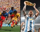From developing photos in a toilet to a viral Messi shot: 40 years shooting the World Cup – video