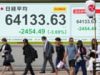 Stock markets fall and oil jumps as Middle East conflict intensifies and AI boom falters – business live