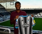 Newcastle sign Aladji Bamba in £34m deal from Monaco to boost midfield options