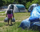 ‘Where did they go?’: homeless people feel force of America’s brutality in World Cup clean-up