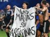 ‘Malvinas are Argentinian’: World Cup holders celebrate win over England with Falklands banner