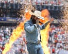 World Cup final: Trump, half-time show and everything but the football – live