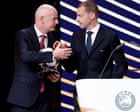 Uefa has formed a rare but fragile united front against Fifa in battle for football’s future | Nick Ames and Matt Hughes