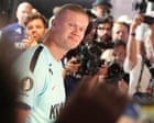 Erling Haaland claims pressure is all on England in quarter-final with Norway