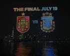 World Cup 2026: Spain v Argentina countdown, Trump to attend final, England news – live