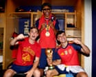 A big red speaker, Louis Vuitton trophy trunks and a tattoo bet – how Spain celebrated World Cup win