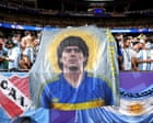 ‘For Diego’: spectre of Maradona looms over Argentina ahead of England clash