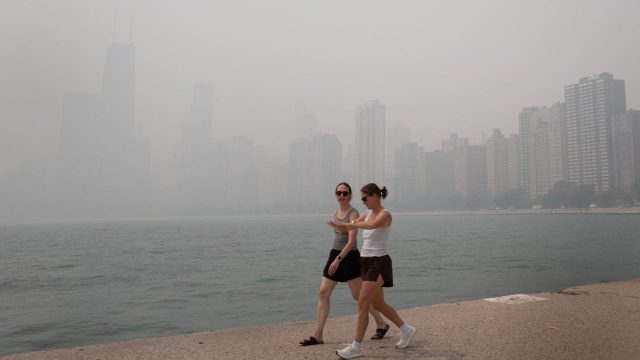 Wildfire smoke blankets Midwest, parts of Northeast