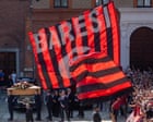 Ciao capitano: Milan mourns Franco Baresi at legendary footballer’s funeral – in pictures