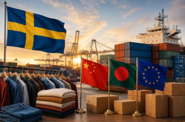 Sweden’s apparel imports fall as China strengthens market share