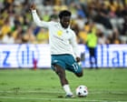 Australia v Brazil: men’s international football friendly – live