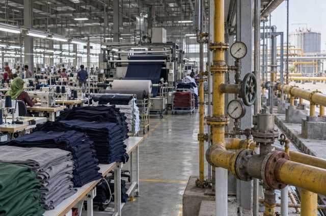 Bangladesh’s $38.7 bn apparel engine has an 88% gas risk