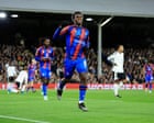 Nketiah takes Crystal Palace past Fulham and earns Sage breathing space
